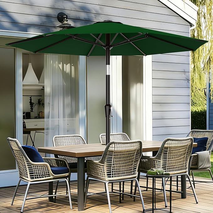 AreShark 9 FT Patio Umbrella for Outdoor, Outdoor Table Umbrella - Image 2