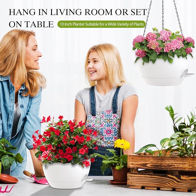 10 Inch Hanging Baskets 2 PC - Image 6