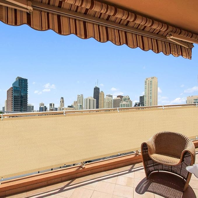 LOVE STORY Balcony Privacy Screen, UV Protection and Weather-Resistant - Image 6