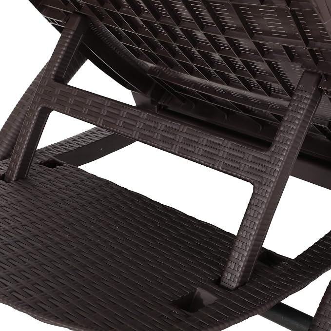 Christopher Knight Home Blanche Outdoor Faux Wicker Chaise Lounge, Dark Brown - Image 6