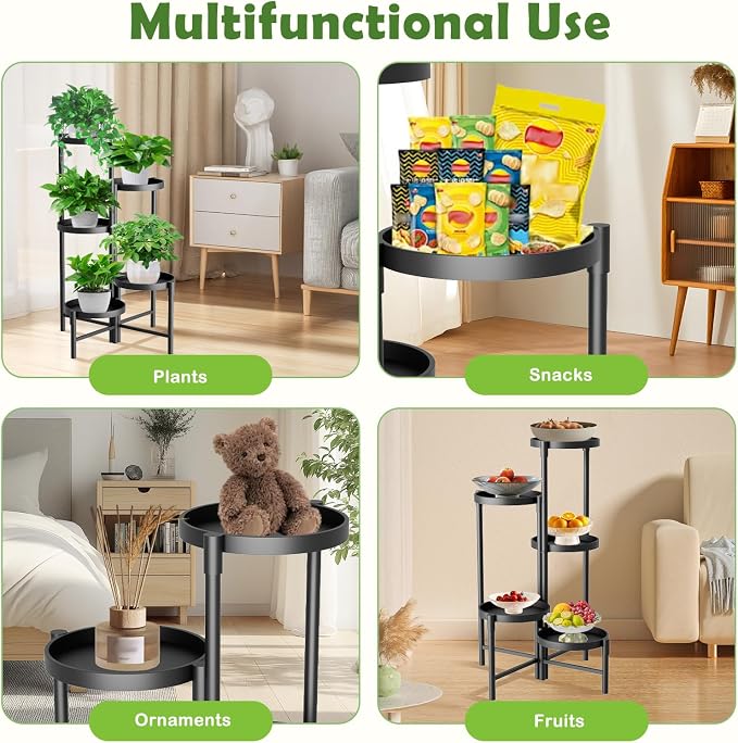 5 Tier Heavy Duty Metal Plant Stand - Image 6