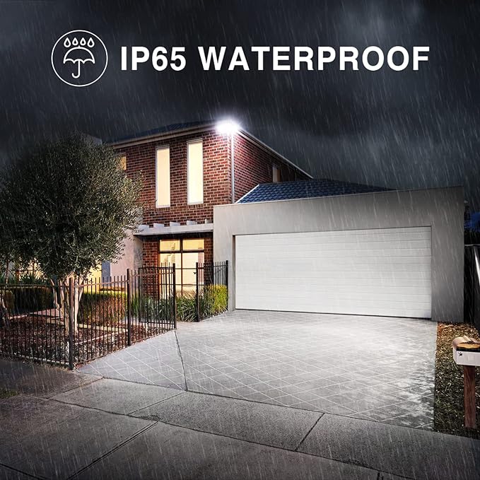Onforu 130W LED Security Light, 13000LM Outdoor Indoor Flood Light Switch - Image 6