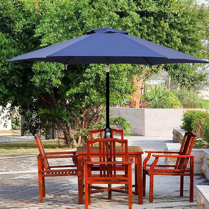 Blissun 7.5 ft Patio Umbrella, Yard Umbrella, Outdoor Market Umbrella - Image 8