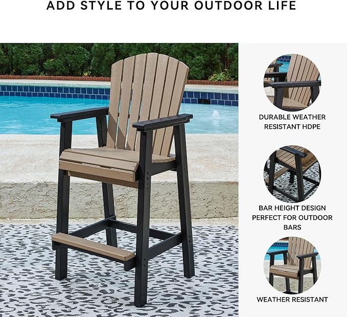 Signature Design by Ashley Fairen Trail 30" HDPE Durable Outdoor Barstool - Image 5