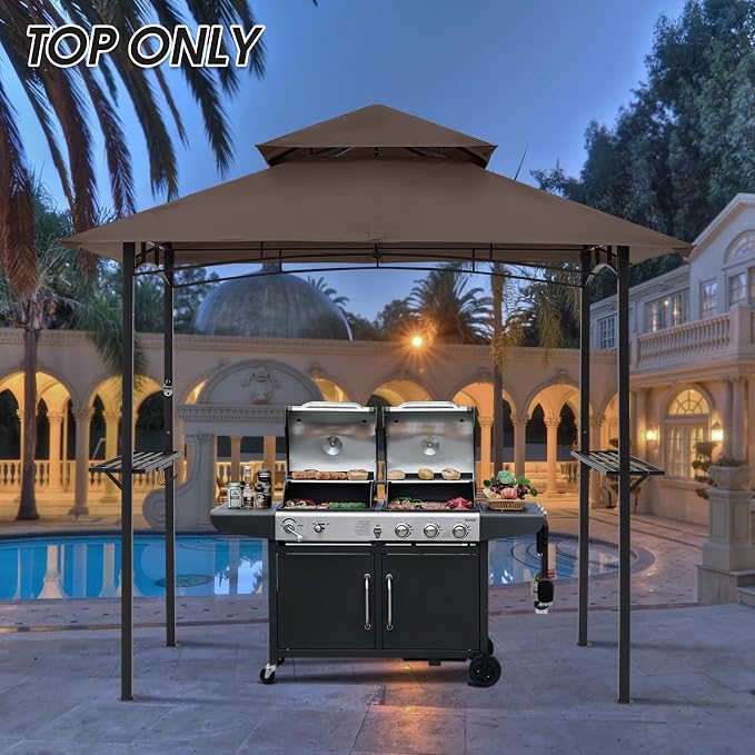 MASTERCANOPY Grill Gazebo Replacement Canopy Top - Image 7