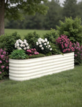 GarveeLife 8x2x1.5 ft Galvanized Raised Garden Bed by GarveeLife