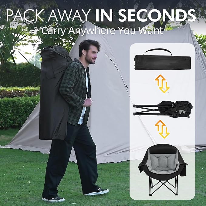 Heated Oversized Camping Chair - Image 7