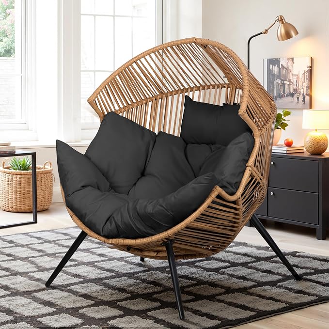 Vongrasig Wicker Egg Chair PE Rattan Chair by Vongrasig