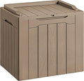 Devoko 30 Gallon Resin Deck Box Outdoor Indoor Waterproof Storage Box by DEVOKO
