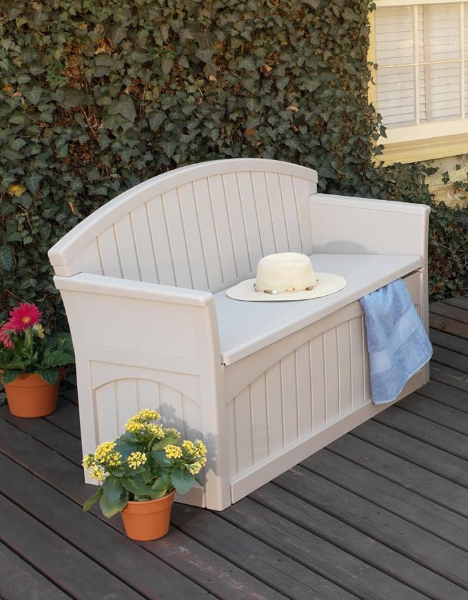 Suncast Outdoor Storage Bench - Image 15