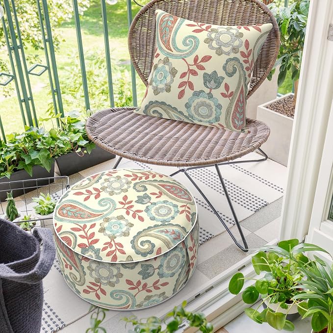 Inflatable Ottoman Stool D21 xH9 - Image 3