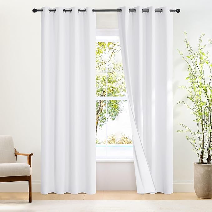 NICETOWN 100% Blackout Curtains 84 inches Long by NICETOWN