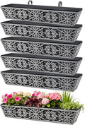 6 Pack 30 Inch Window Boxes Planter by KarlliuHOMEGARDEN