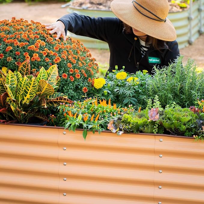 Vego garden Aluzinc Raised Garden Bed Kits, Terra Cotta - Image 9