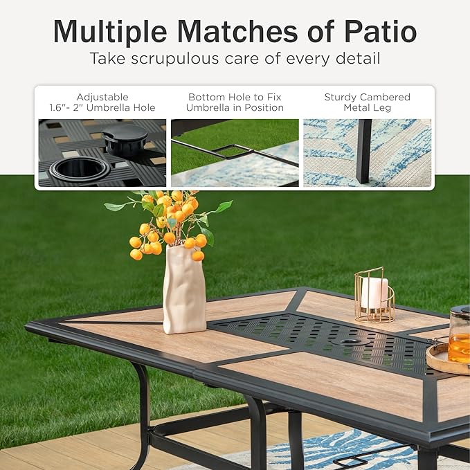 PHI VILLA Patio Dining Set - Image 5
