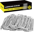 HongWay 240 Pack 4 Inch Landscape Staples, Garden Staples 12 Gauge Galvanized by HongWay