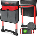 Garden Kneeler and Seat Heavy Duty, Upgraded Foldable Gardening Stool Widened by AZBestPro