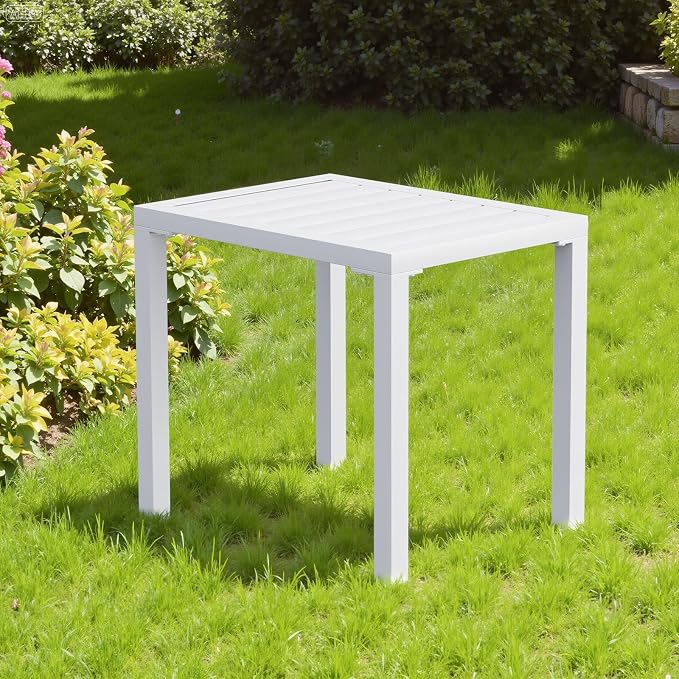 Crestlive Products Aluminum Outdoor Side Table Set of 2 - Image 2