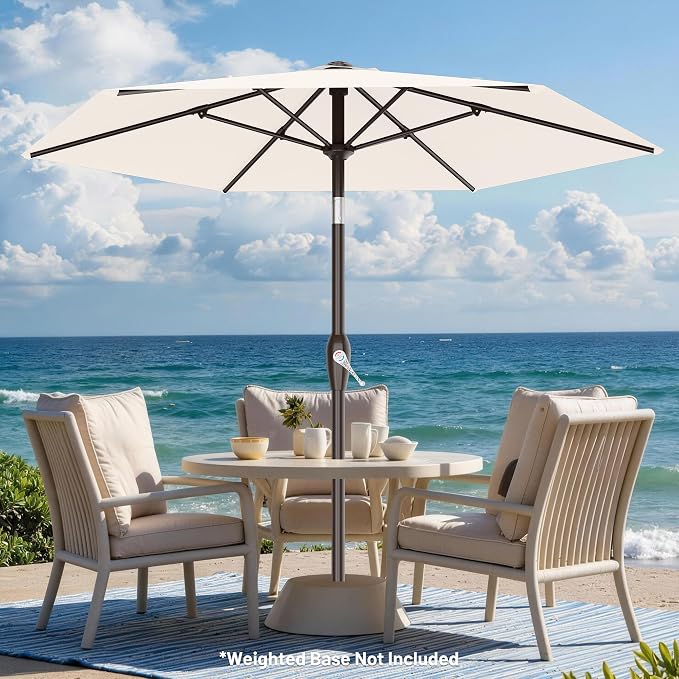 AreShark 7.5FT Patio Umbrella Table Market Umbrella - Image 4