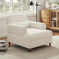 Oversized Chaise Lounge Accent Chair, Cloud Fluffy Chaise Sofa Recliner by VANOMi