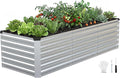 INNO STAGE 8x3x2ft Galvanized Raised Garden Bed, Raised Garden Bed Kit-Metal by INNOSTAGE