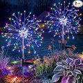 suddus Solar Garden Lights Outdoor Waterproof, Upgrade 2 Pack 150LED Solar by SUDDUS