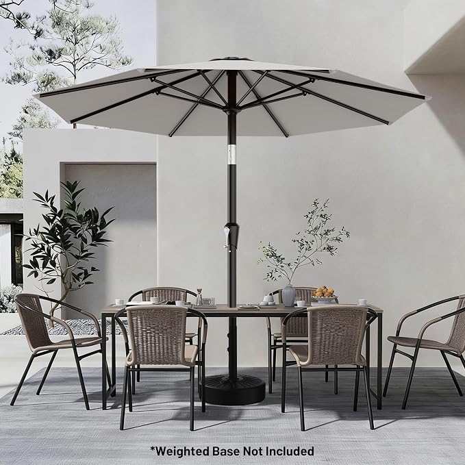 AreShark 9 FT Patio Umbrella for Outdoor, Outdoor Table Umbrella - Image 6