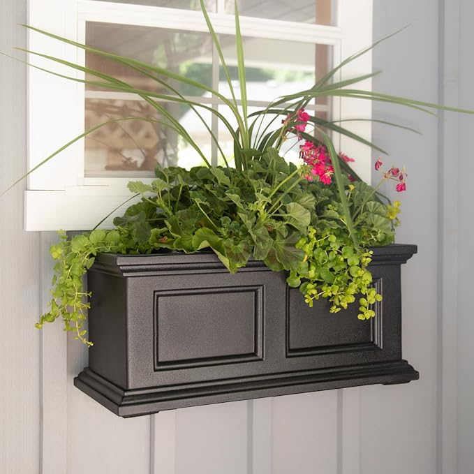 Mayne Fairfield 2-Foot Window Box – Self-Watering, Weather-Resistant Planter - Image 8
