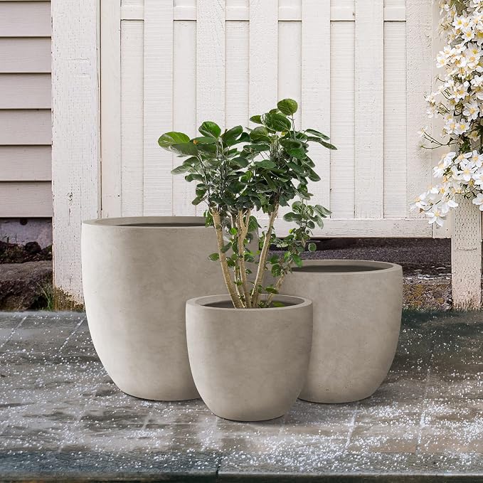 Kante 18", Outdoor Indoor Large Planter Pots - Image 4