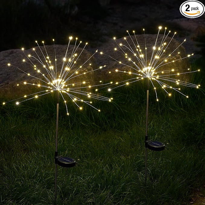 SUNNEST Solar Lights Outdoor, 150 LED Firework Light by SUNNEST