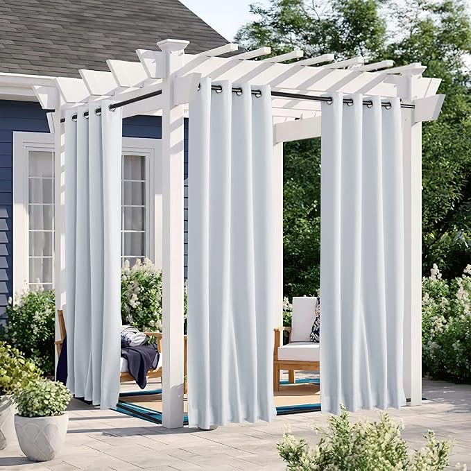 NICETOWN 2 Panels Outdoor Curtains - Image 2