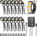 ZUCKEO All-in-One Low Voltage Landscape Lighting Kit, 5W LED Landscape Lights by ZUCKEO
