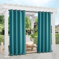 NICETOWN Outdoor Curtains for Patio Waterproof 2 Panels, Windproof Top and by NICETOWN