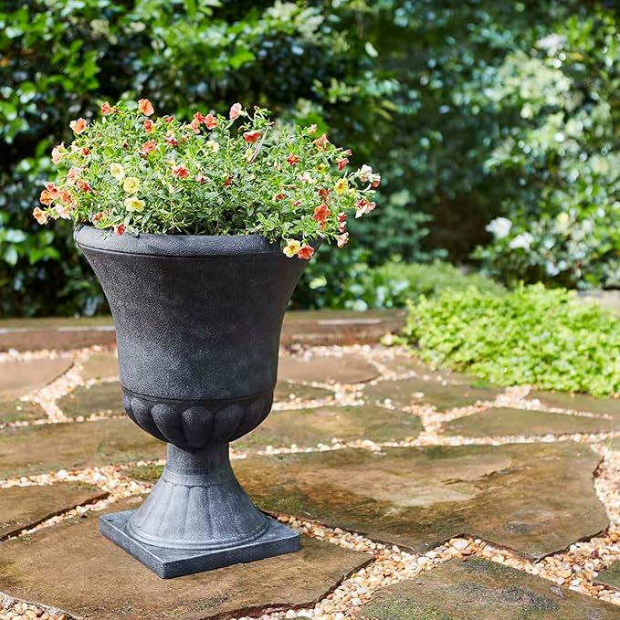 Southern Patio Winston Plant Urn, Garden Planter Urn - Image 6