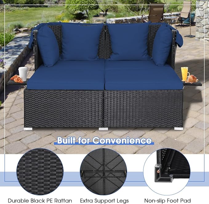 RELAX4LIFE Patio Outdoor Daybed - Image 7
