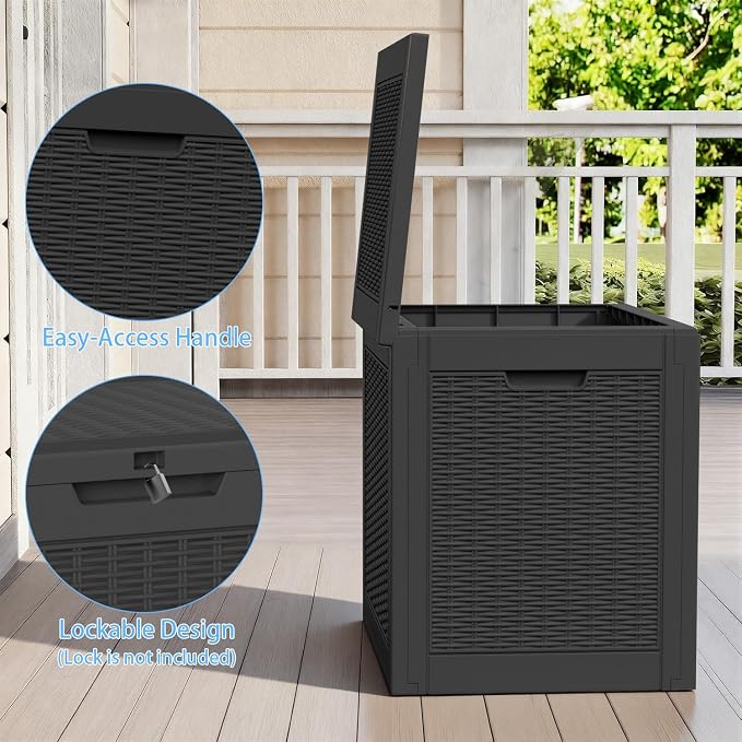 ROJIK 39 Gallon Outdoor Storage Box, Deck Box - Image 5