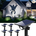6 Pack Solar Power Spot Lights Outdoor Waterproof LED Dusk to Dawn Landscape by GVSHINE