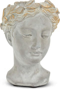Abbott Collection Aphrodite Head Planter – Extra Small Indoor and Outdoor by AbbottCollection