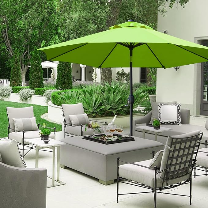 Sunnyglade 9' Patio Umbrella Outdoor Table Umbrella - Image 7
