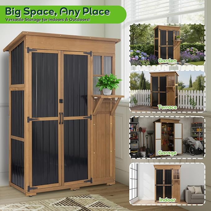 51" L Outdoor Storage Cabinet Waterproof - Image 7