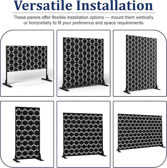 Outdoor Privacy Screen, Freestanding Privacy Fence Panels - Image 5