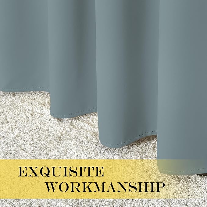 NICETOWN Extra Wide Patio Door Curtain 84 inch Long - Image 7