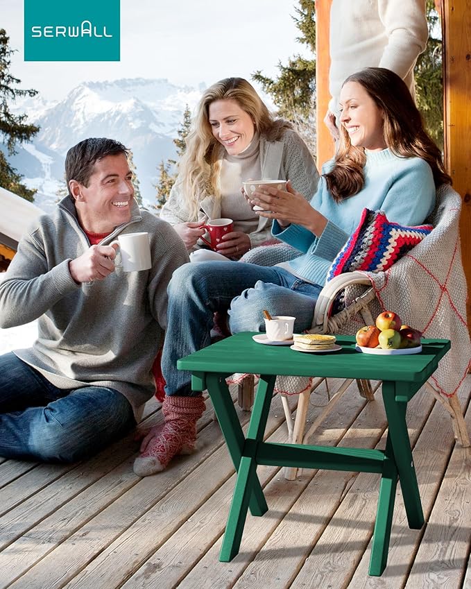 SERWALL Portable Folding Outdoor Side Table - Image 2