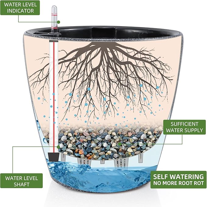 Dexceder 13x12 Self Watering Planter - Image 2