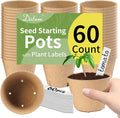 Dalzom® 60Pcs 4” Peat Pots by Dalzom