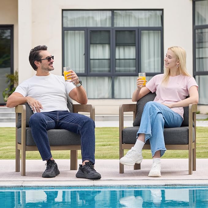 Outdoor Furniture Set, Metal Modern Outside Furniture - Image 7
