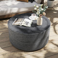 UPHA Outdoor Round Coffee Table, Small Modern Minimalist Accent Tables by UPHA