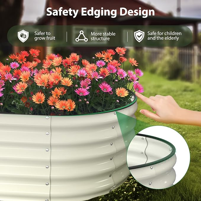 Raised Garden Bed Kit, Large Metal Raised Beds - Image 2