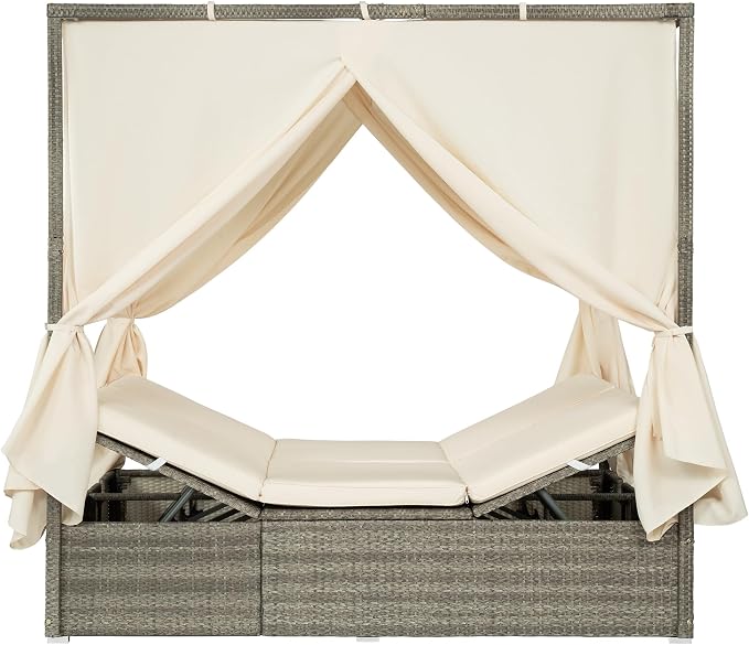 Harper & Bright Designs Adjustable Outdoor Sun Lounger - Image 8