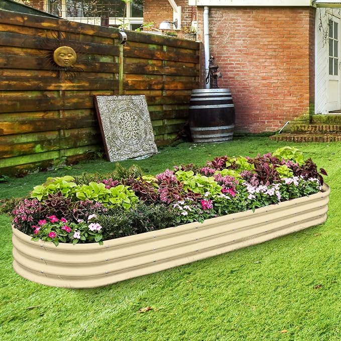 Land Guard 8×2×1ft Galvanized Raised Garden Bed Kit, 108 Gallon Capacity Raised - Image 6